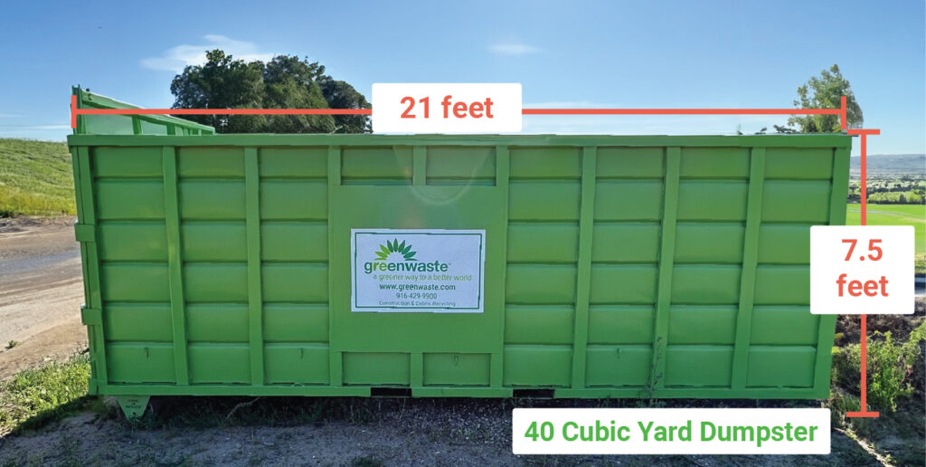 40 Cubic Yard Dumpster